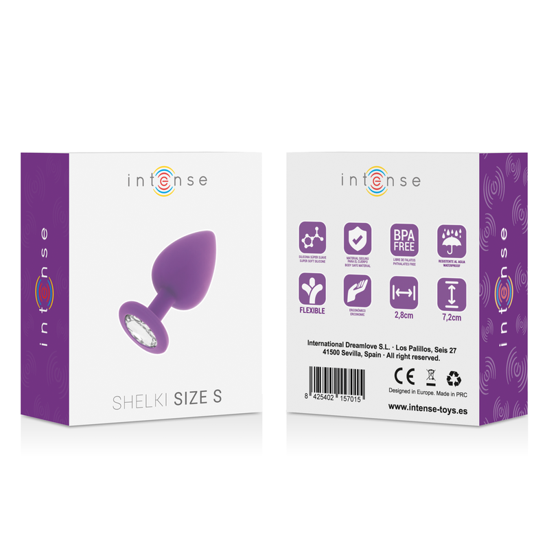 INTENSO - PLUG ANAL SHELKI S LILA