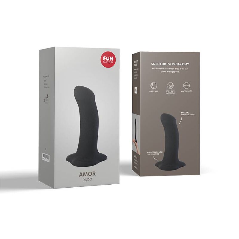 FUN FACTORY - DILDO NEGRO AMOR