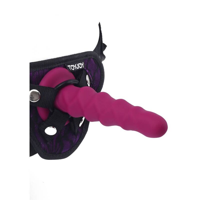 HAZTE REAL - DONG ACANALADO 12 CM ROJO