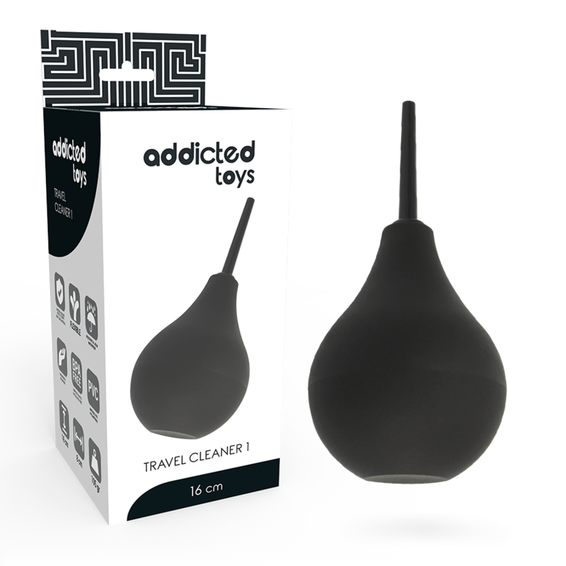 JUGUETES DICCTADOS - DUCHA ANAL NEGRA