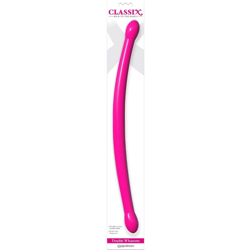 CLASSIX - DILDO DOBLE SUAVE 43.7 CM ROSA