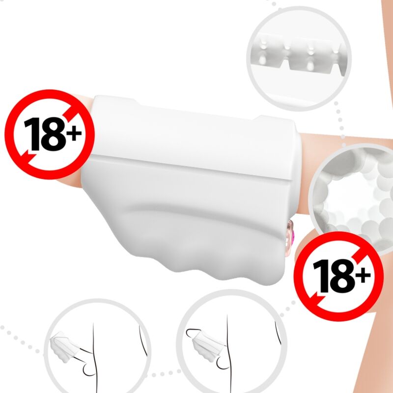 ARMONY - MASTER MASTURBADOR Y VIBRADOR BLANCO