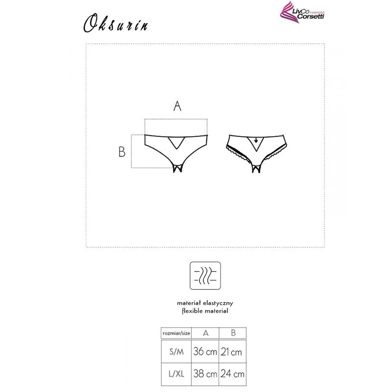 MODA LIVCO CORSETTI - BRAGAS NEGRAS SIN ENTREPIEZA OKSURIN