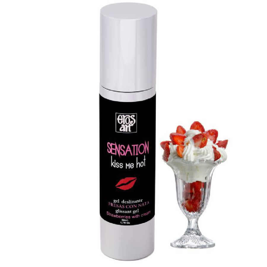 EROS-ART - SENSATTION LUBRICANTE NATURAL CREMA DE FRESA 50 ML