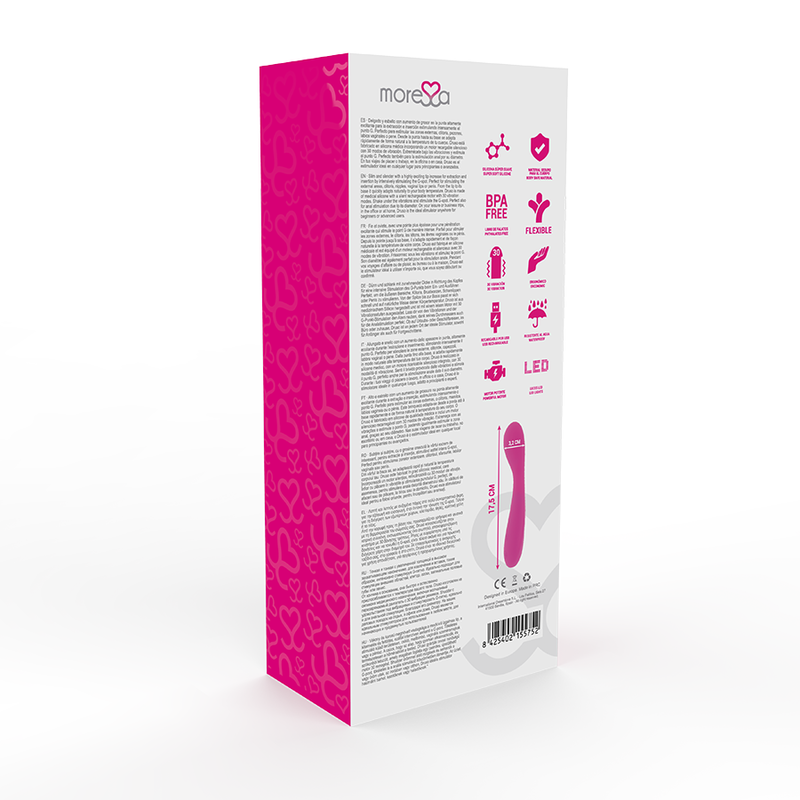 MORESSA - DRUSO RECARGABLE DE SILICONA PREMIUM