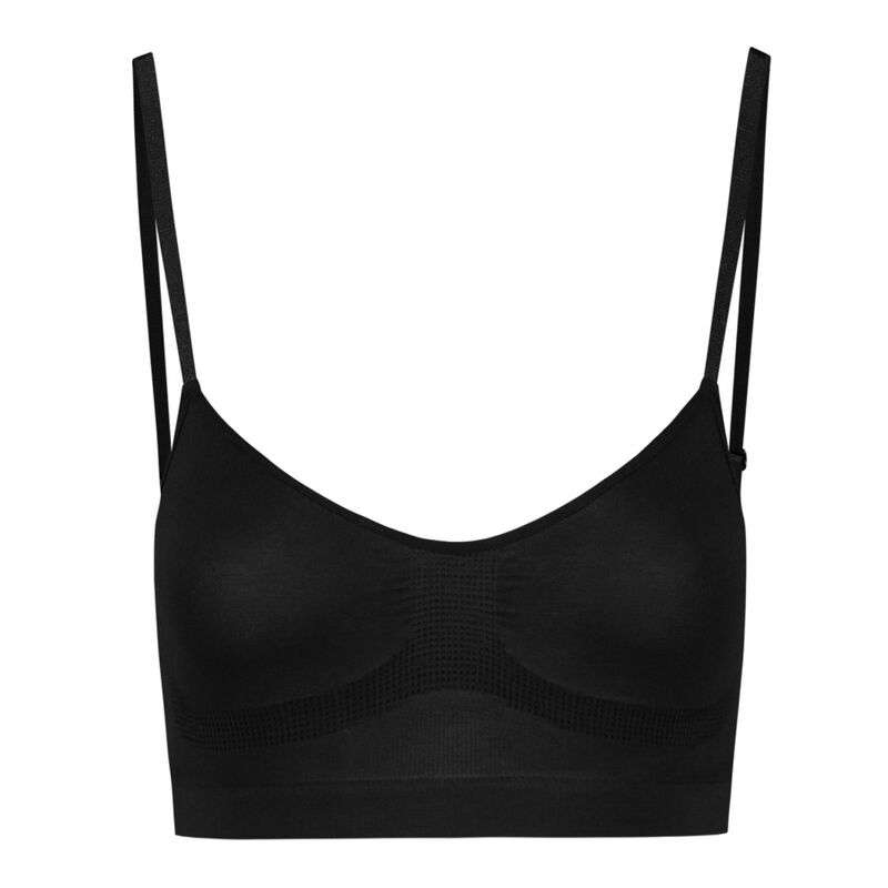 BYE-BRA - MEDIUM CONTROL SOUTIEN-GORGE SANS POINTS NOIR TAILLE S