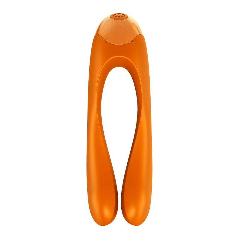 SATISFYER - VIBRATEUR DOIGTS CANDY CANE ORANGE