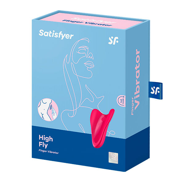 SATISFYER - VIBRATEUR  DOIGTS HIGH FLY FUCHSIA