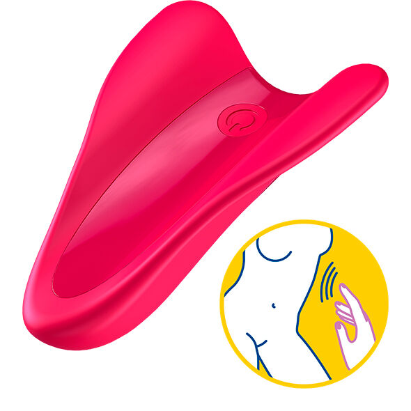 SATISFYER - VIBRATEUR  DOIGTS HIGH FLY FUCHSIA