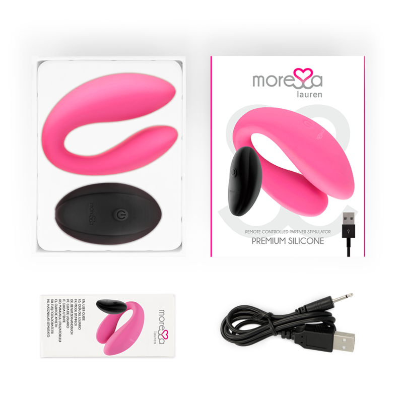 MORESSA - STIMULATEUR TÉLÉCOMMANDE LAUREN POUR COUPLES