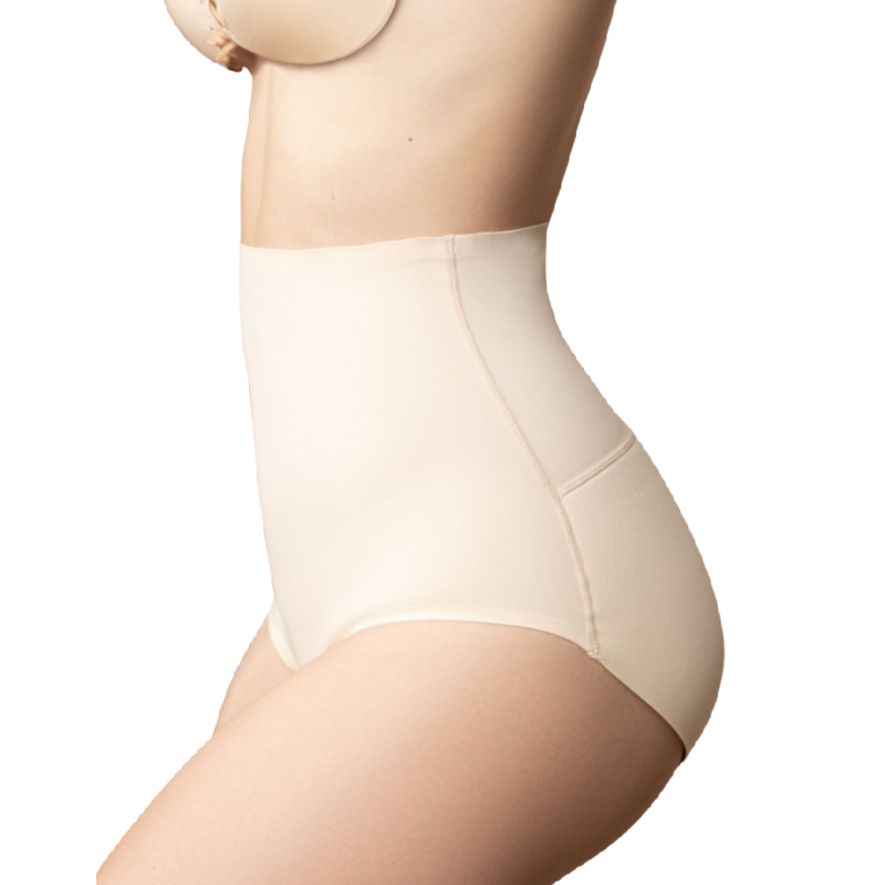 BYE-BRA - CULOTTE HAUTE AVEC REMBOURRAGE DES FESSES TAILLE S