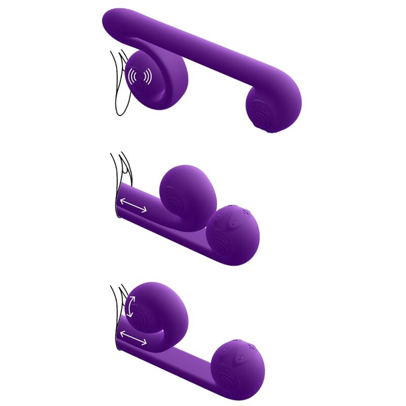 SNAIL VIBE - VIBRATEUR MULTIACTION VIOLET