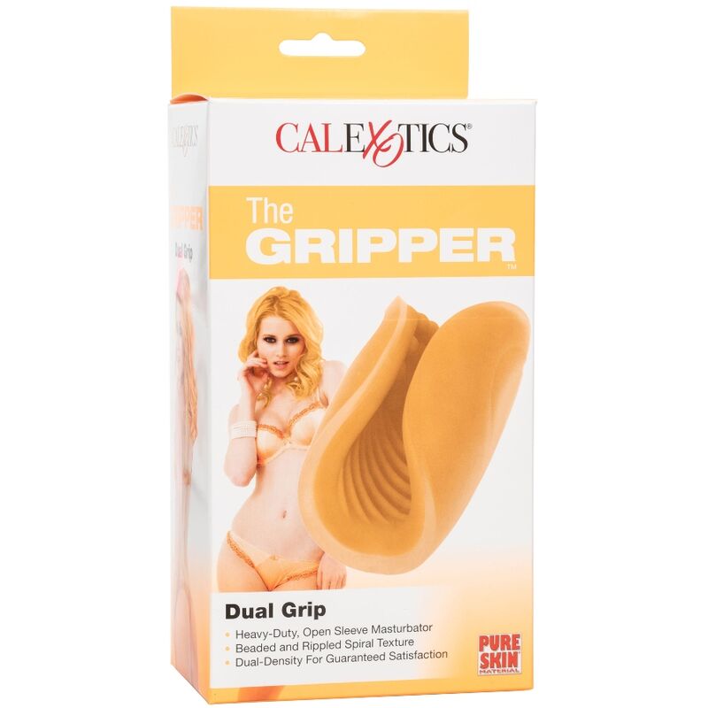 CALEXOTICS - MASTURBADOR GRIP PERLA NARANJA