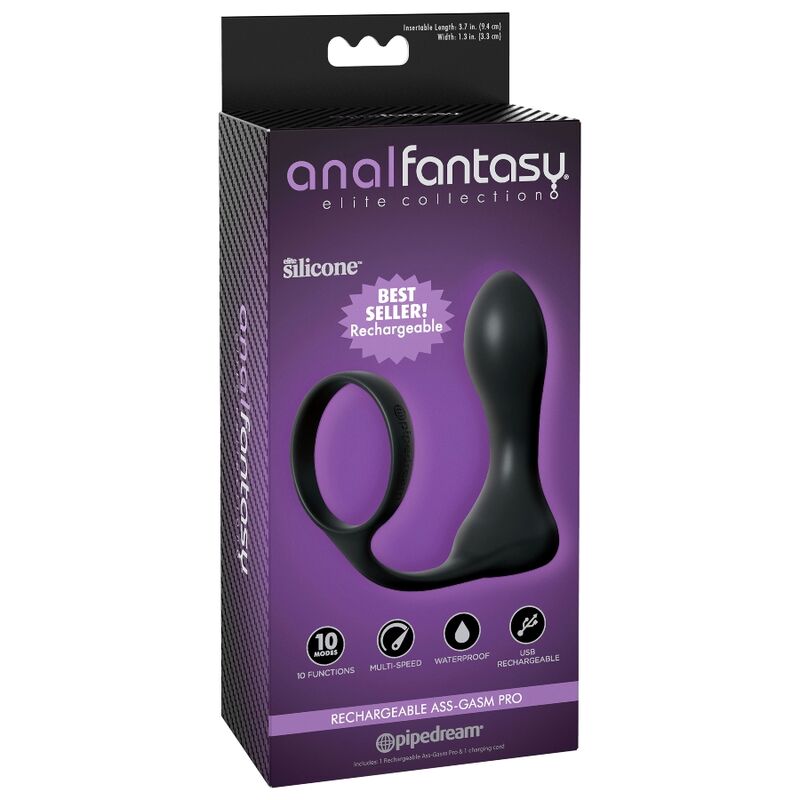 ANAL FANTASY ELITE COLLECTION - RECHARGEABLE ASS-GASM PRO