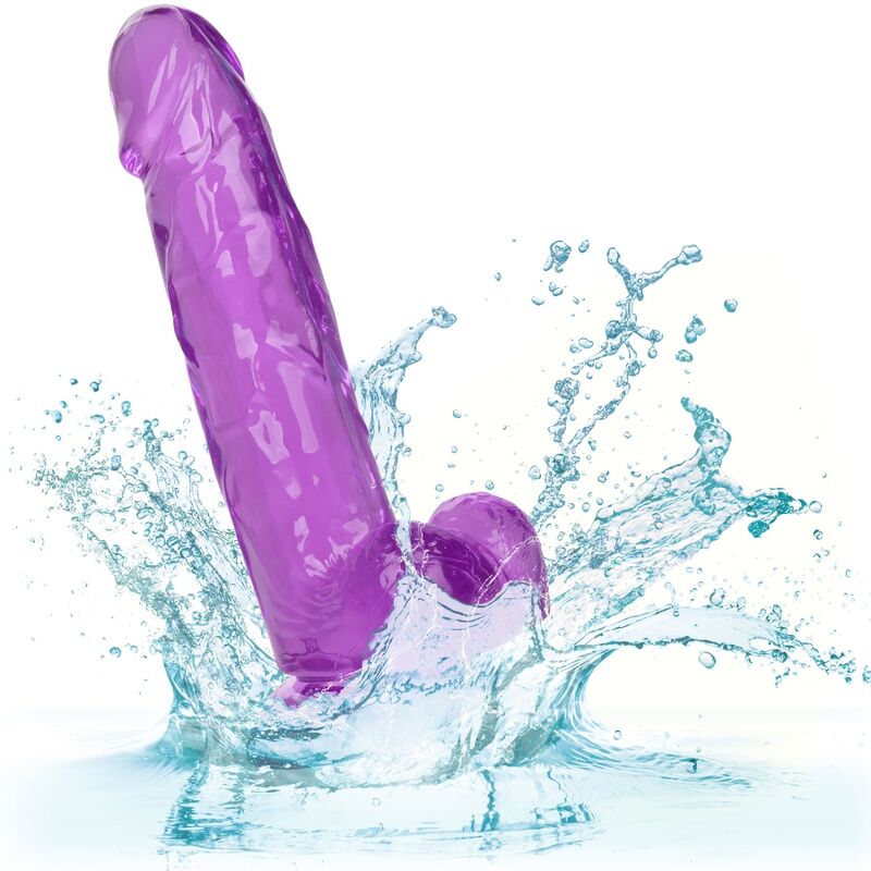 CALEXOTICS - GODE REINE TAILLE VIOLET 15,3 CM