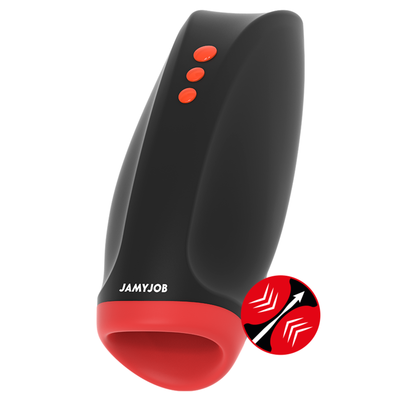 JAMYJOB - MASTURBATEUR NOVAX AVEC VIBRATION ET COMPRESSION