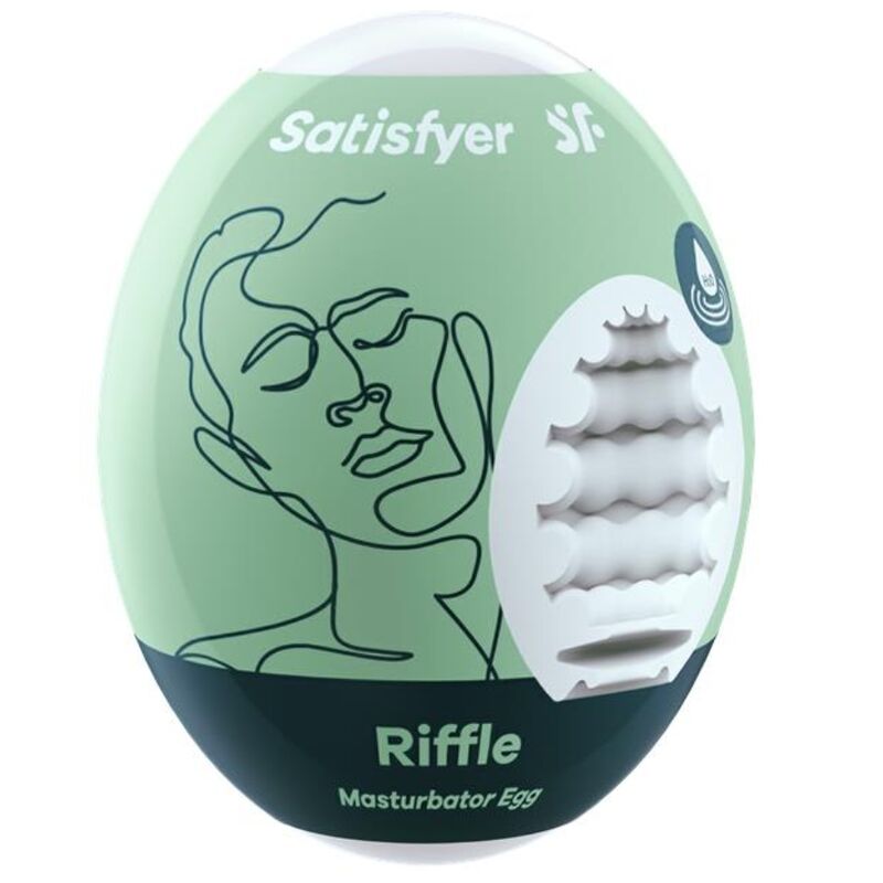 SATISFYER - ŒUF DE MASTURBATEUR RIFFLE