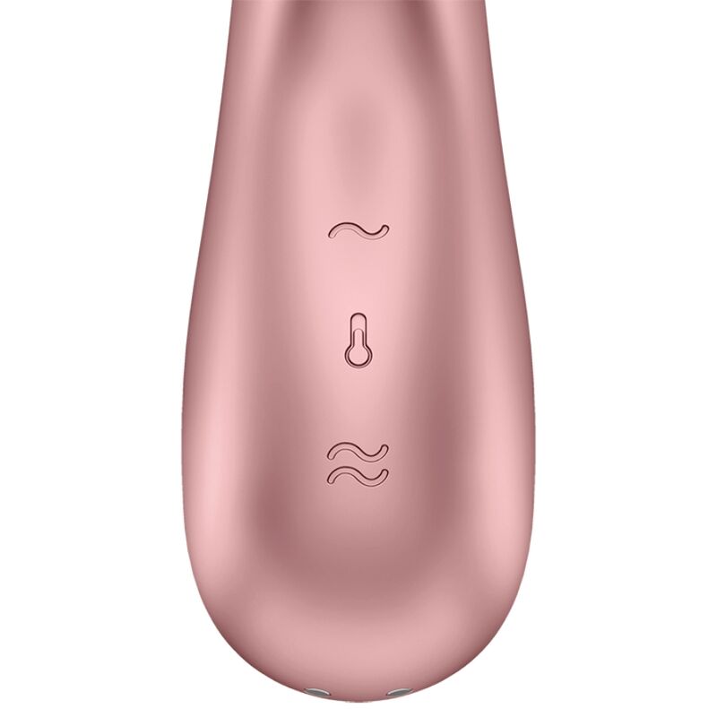 SATISFYER - VIBRATEUR HOT LOVER ROSE & BEIGE