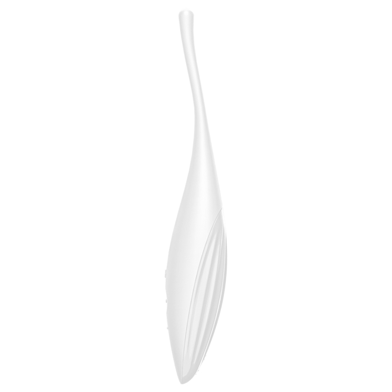 SATISFYER - VIBRATEUR  POINTE DE CLIT TWIRLING JOY BLANC