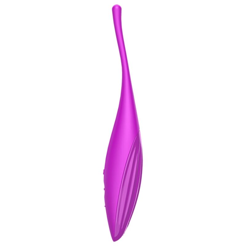 SATISFYER - VIBRATEUR  POINTE DE CLIT TWIRLING JOY FUCHSIA