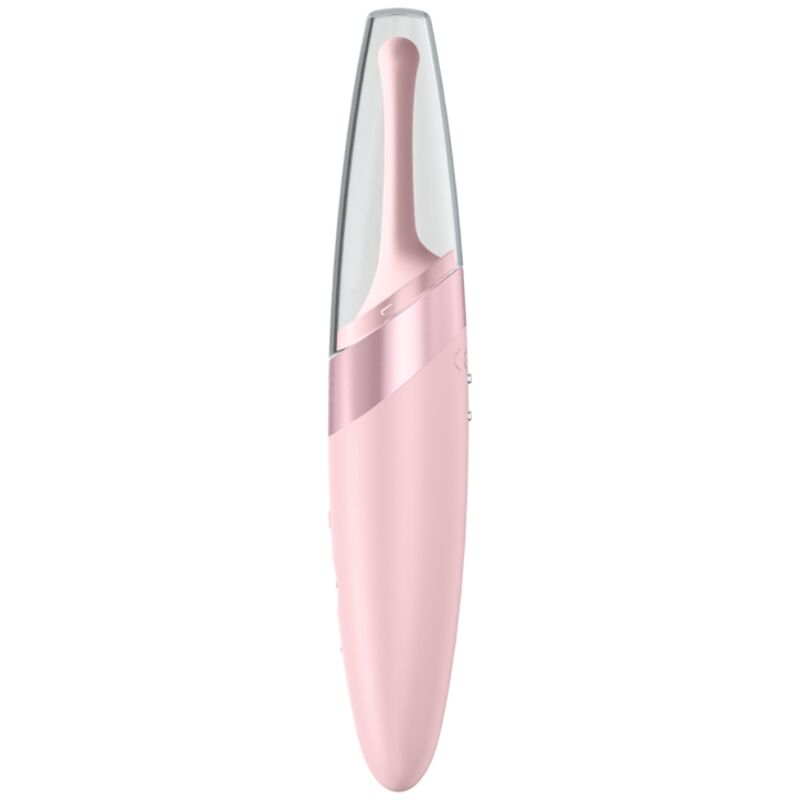 SATISFYER - VIBRATEUR POINTE DE CLIT TWIRLING DELIGHT ROSE