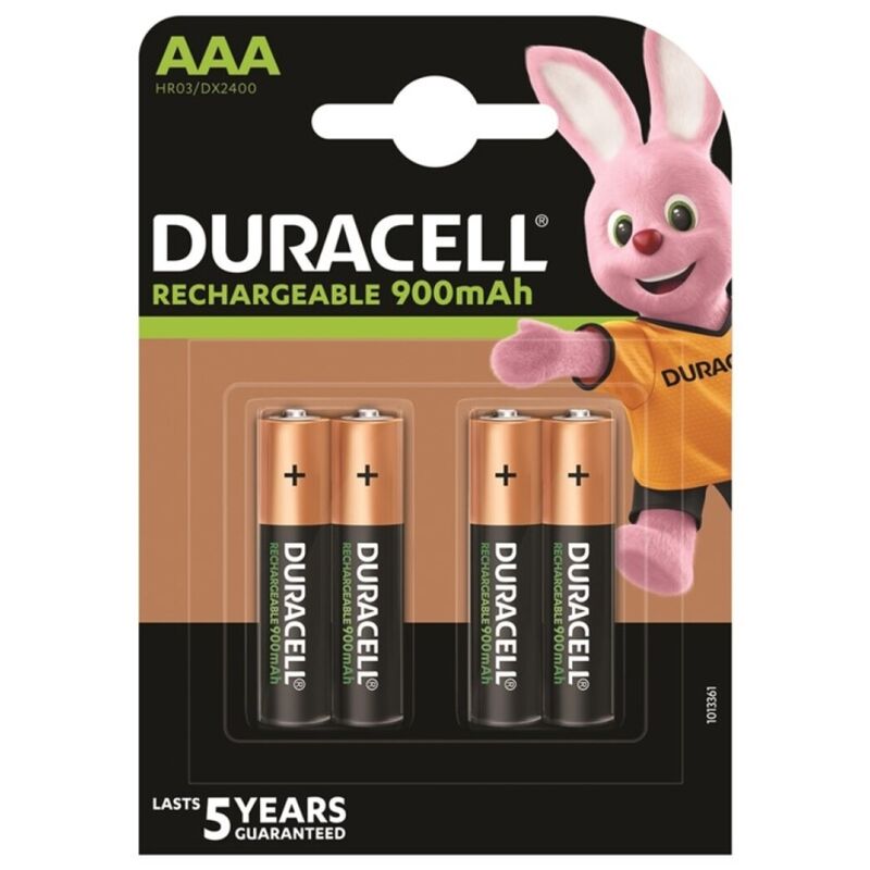 DURACELL - BATTERIE RECHARGEABLE HR03 AAA 900mAh 4 UNIT?