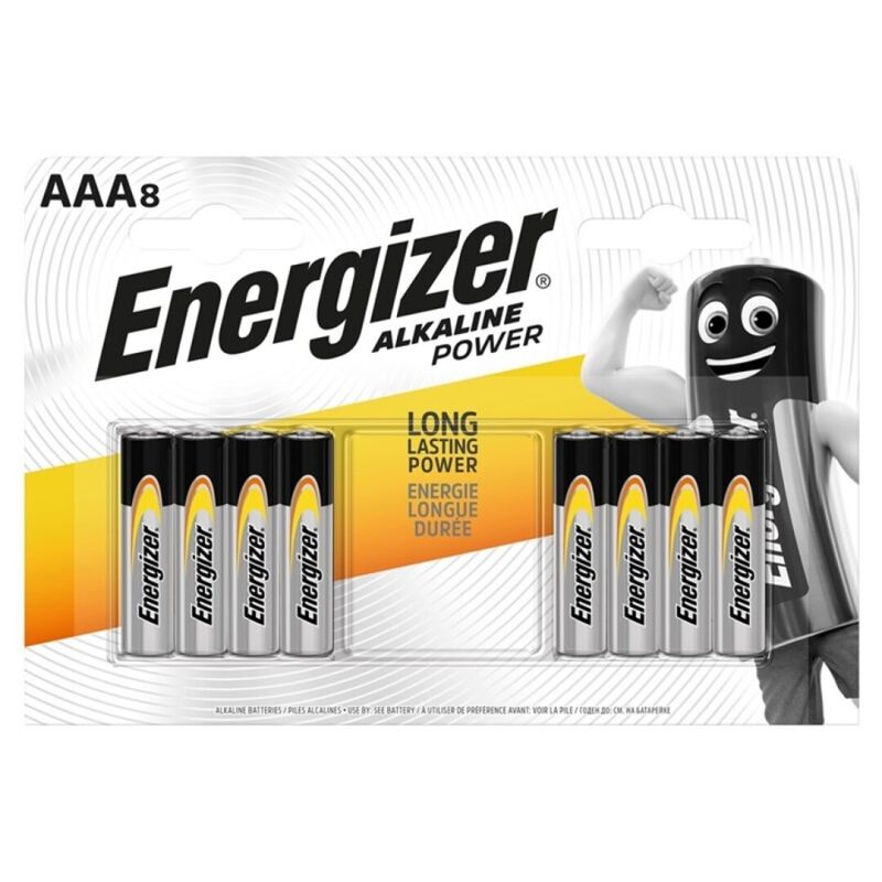 ENERGIZER - PILE ALCALINE PUISSANCE AAA LR03 8 UNITÉ ?