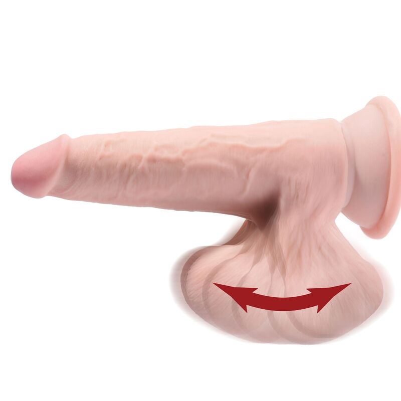 KING COCK - BALLES GODE 3D PLUS 24,5 CM PEAU CLAIRE