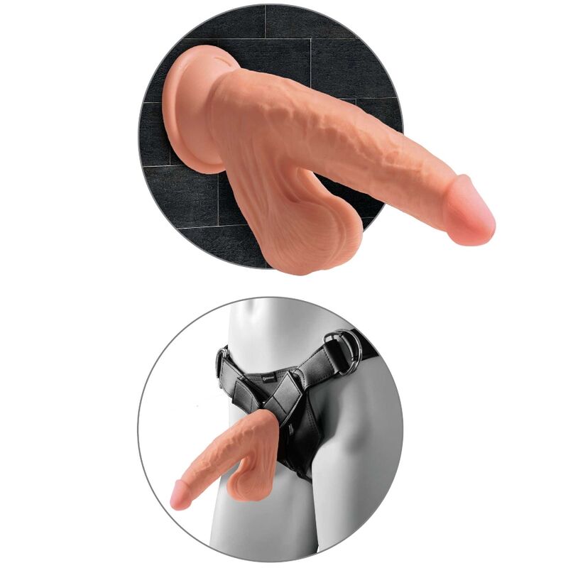 KING COCK - BALLES GODE 3D PLUS 15,2 CM