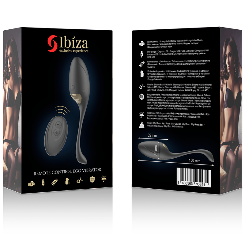 IBIZA - VIBRATEUR OEUFS PUISSANT TÉLÉCOMMANDE