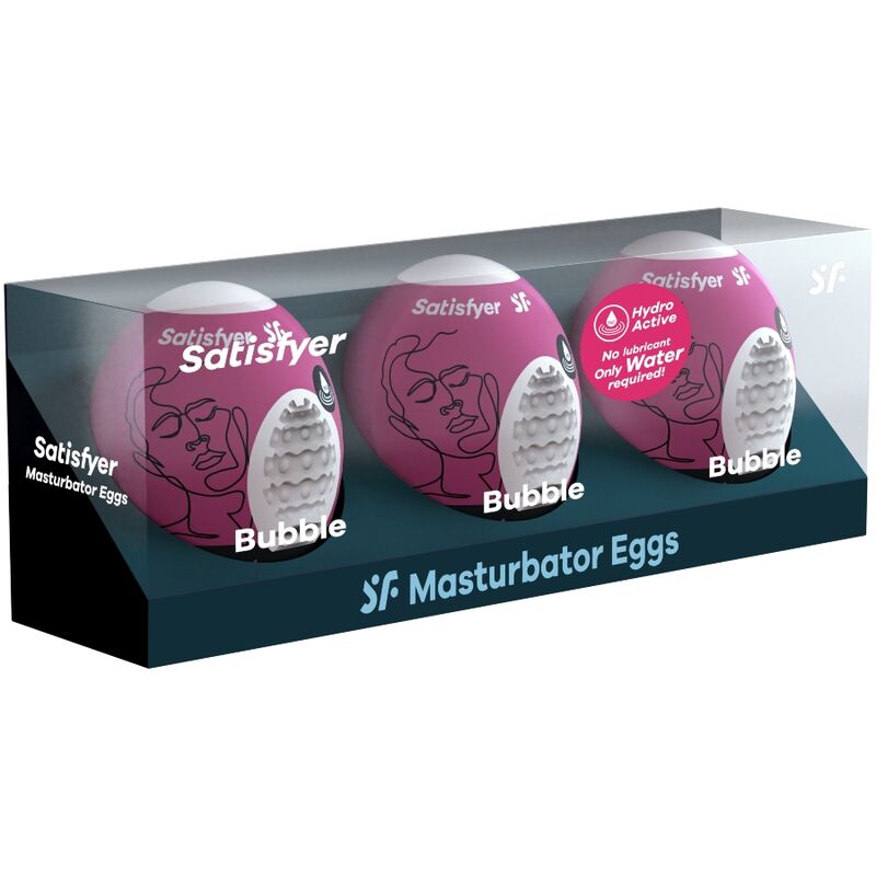 SATISFYER - 3 OEUFS MASTURBATEURS BULLE