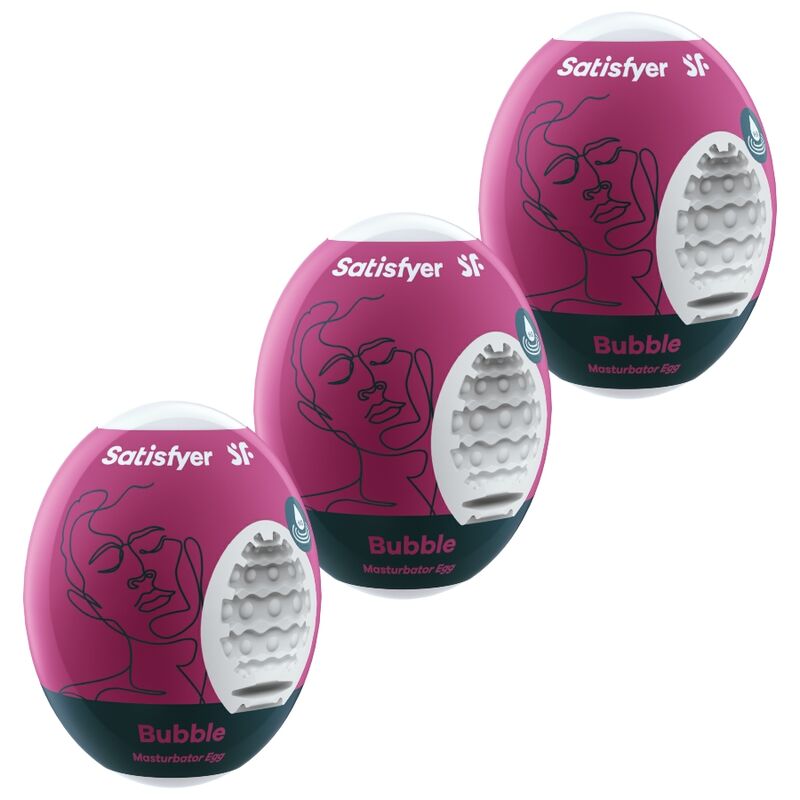 SATISFYER - 3 OEUFS MASTURBATEURS BULLE