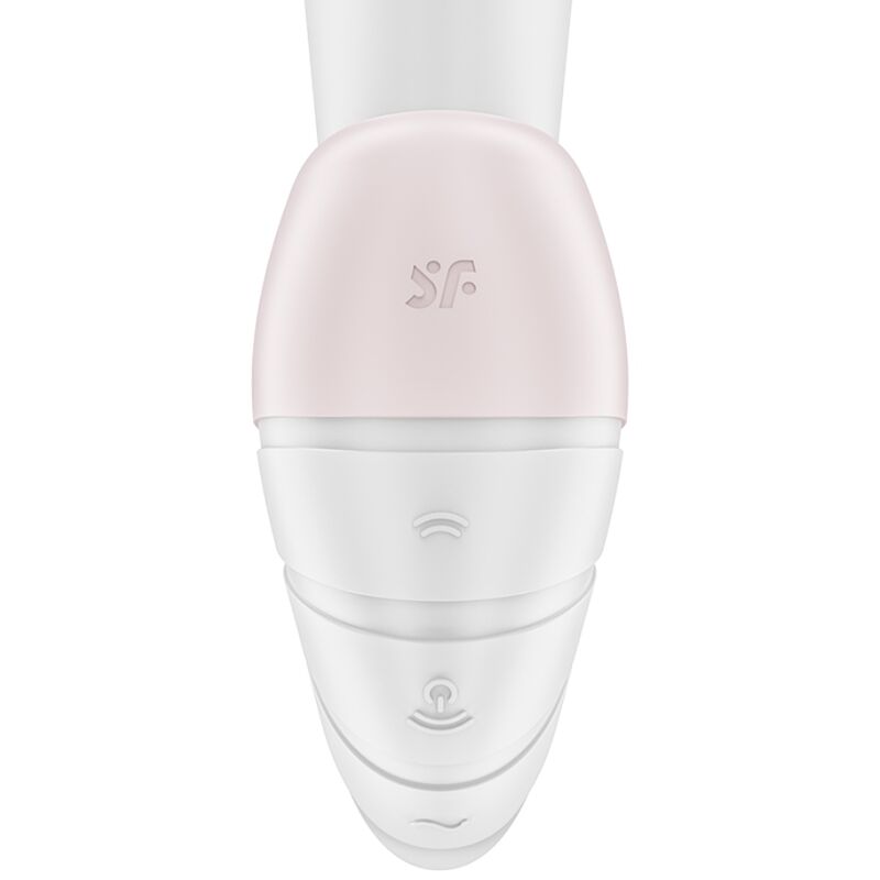 SATISFYER - SUPERNOVA AIR PULSE STIMULATEUR ET VIBRATION BLANC