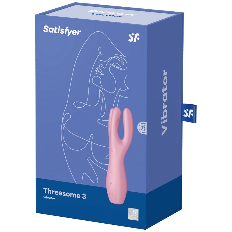 SATISFYER - VIBRATEUR TRIO 3 ROSE