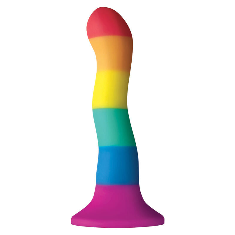 FIERTÉ - GODE DRAPEAU LGBT VAGUE 17 CM