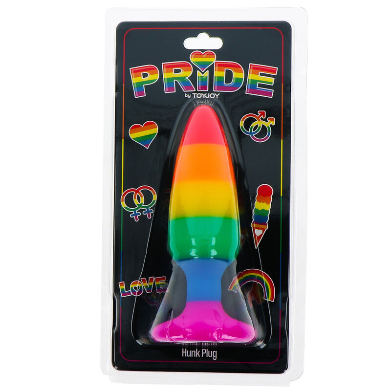 PRIDE - DRAPEAU LGBT PLUG HUNK 10,5 CM