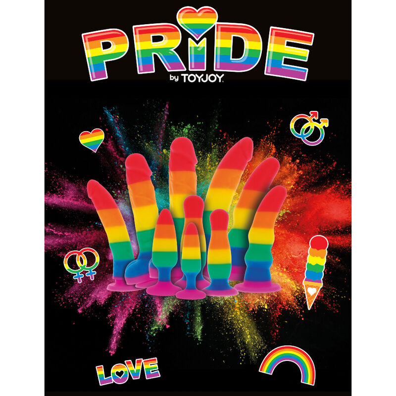 PRIDE - FICHE DRAPEAU LGBT FUN STUFER 8,5 CM