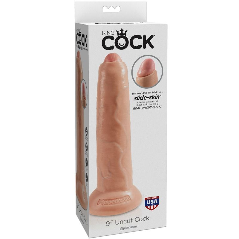 KING COCK - CHAISE GODE RÉALISTE NON COUPÉE 23 CM