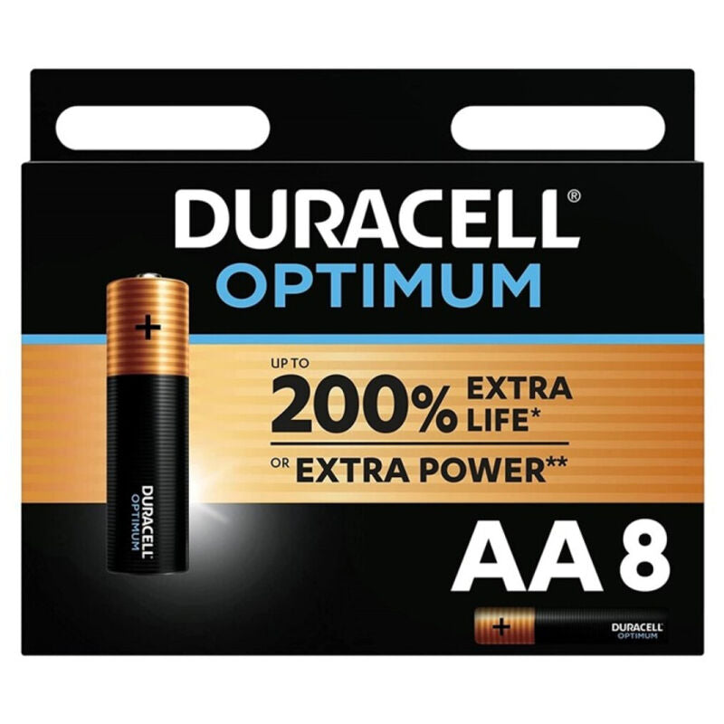 DURACELL - PILE ALCALINE OPTIMUM 200 AA LR6 8 UNIT?