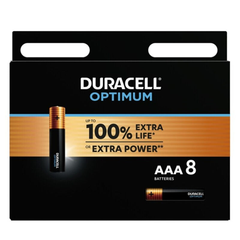 DURACELL - PILE ALCALINE OPTIMUM AAA LR03 8 UNITÉ ?