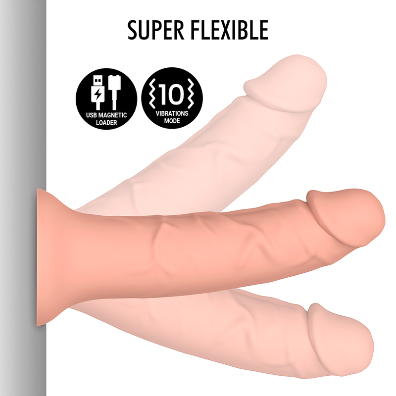 MYTHOLOGIE - ASHER ORIGINAL DILDO M - VIBRATEUR COMPATIBLE AVEC LA TECHNOLOGIE SANS FIL WATCHME