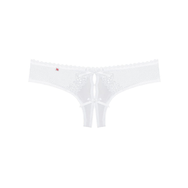 OBSESSIVE - STRING ALABASTRA SANS CROCHET BLANC S/M