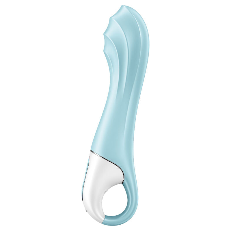 SATISFYER - VIBRATEUR POMPE A AIR 5+ APP GONFLABLE VIBRATEUR G-SPOT BLEU