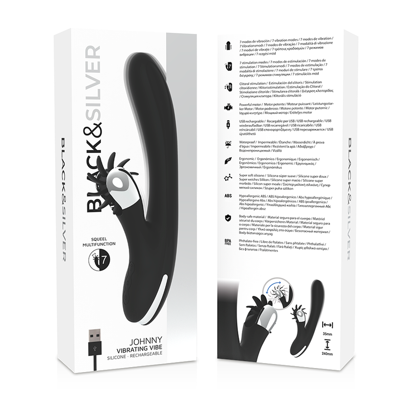 BLACK&SILVER - LE LAPIN JOHNNY VIBRANT