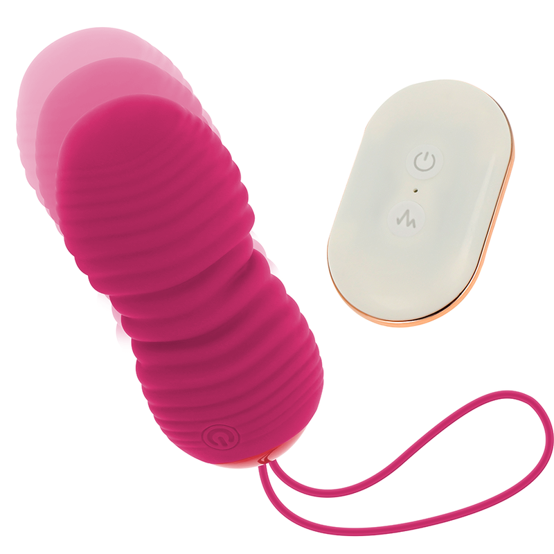 OHMAMA - TÉLÉCOMMANDE EGG 7 MODES HAUT ET BAS ROSE