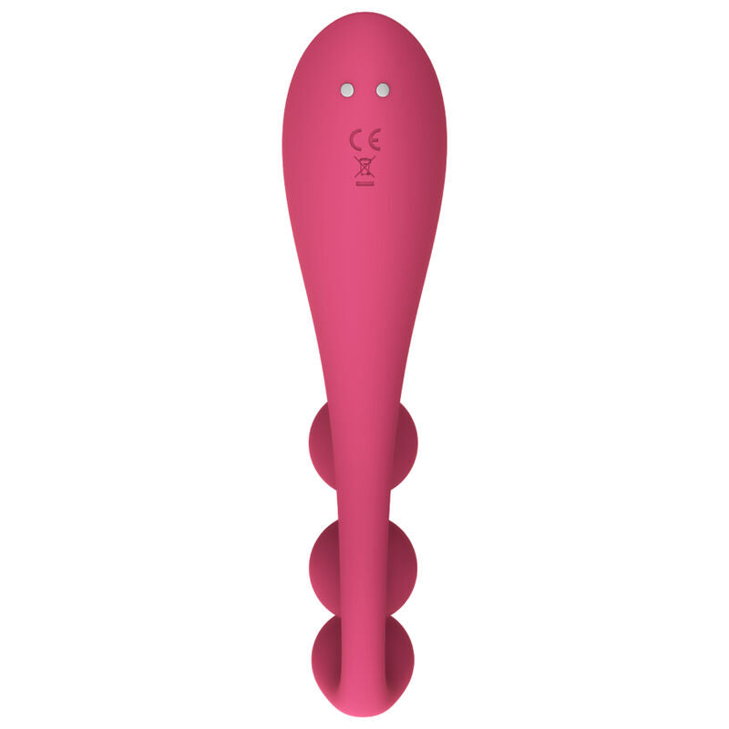 SATISFYER - VIBRATEUR MULTI TRI BALLE 1 ROUGE