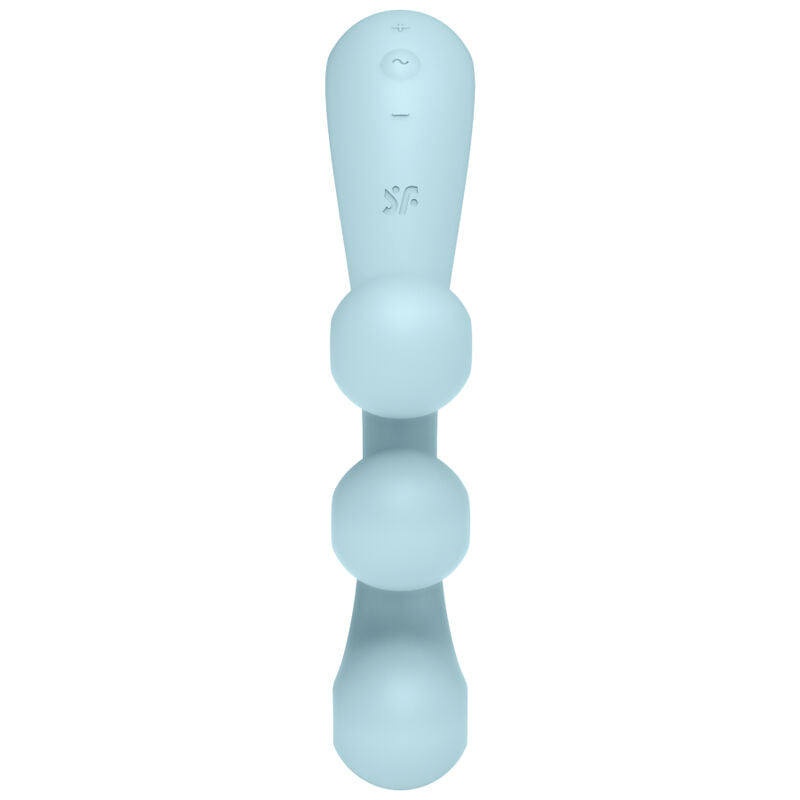 SATISFYER - VIBRATEUR MULTI TRI BALL 2 BLEU