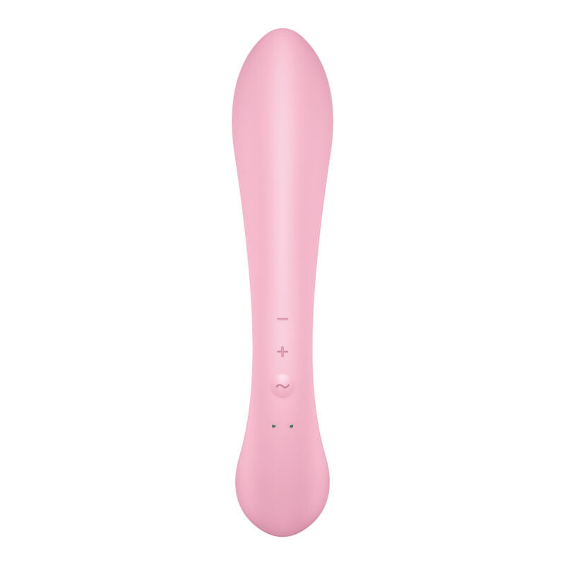 SATISFYER - VIBRATION HYBRIDE TRIPLE OH ROSE