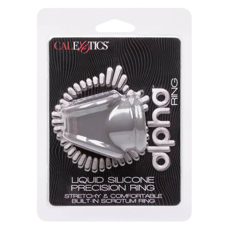 CALEXOTICS - BAGUE ALPHA PRÉCISION GRIS