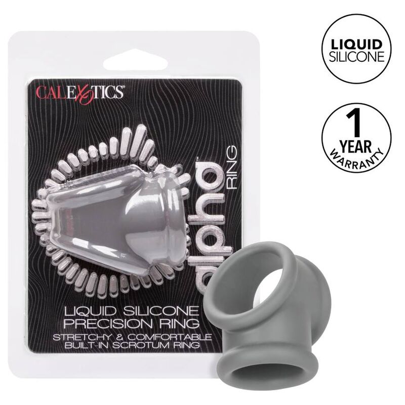 CALEXOTICS - BAGUE ALPHA PRÉCISION GRIS